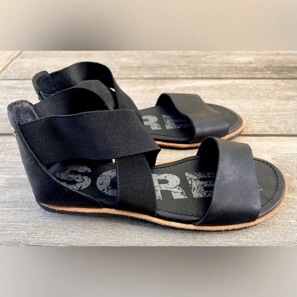 Sorel Ella Leather Sandals Women 6 - Picture 4 of 8